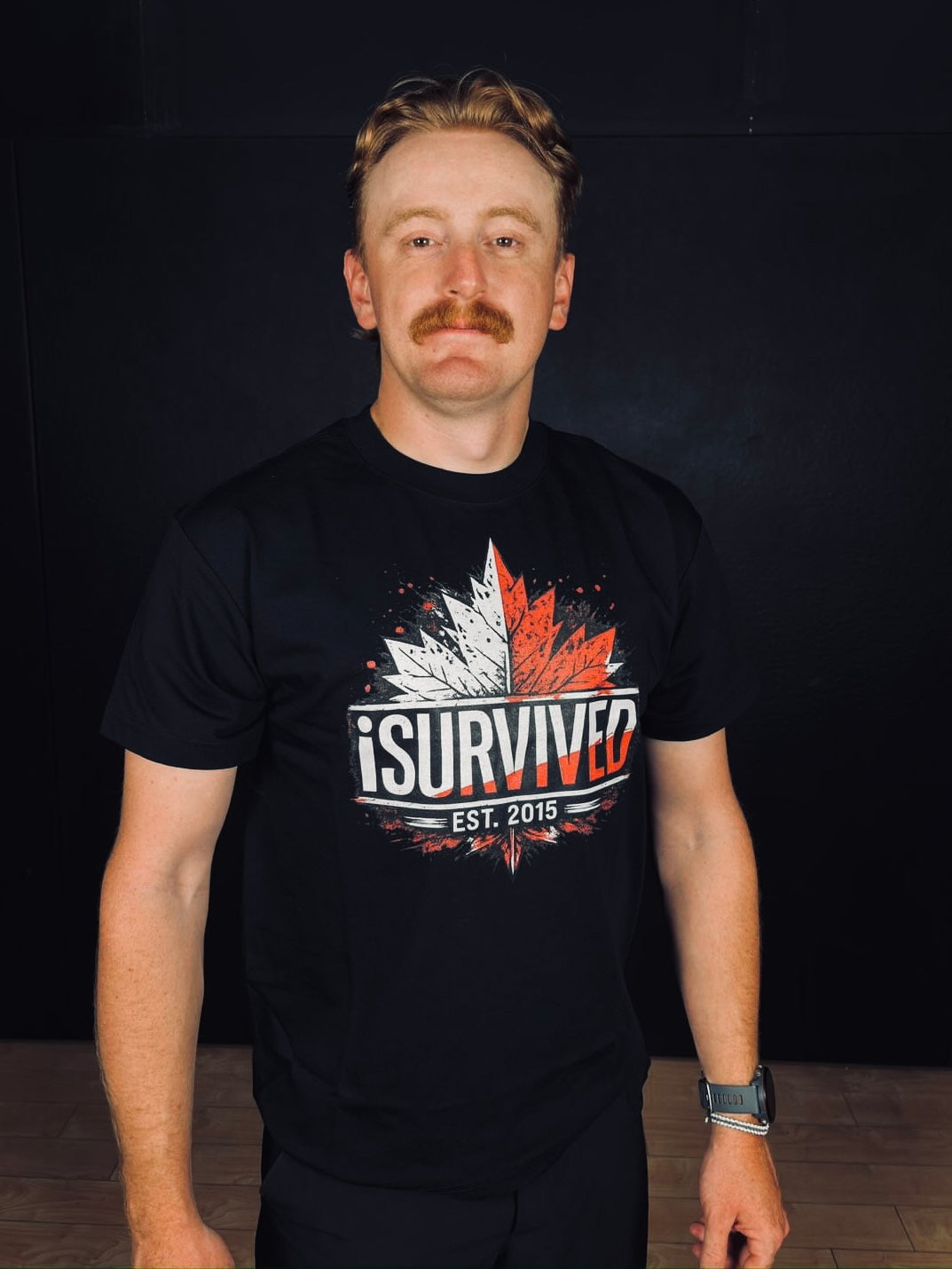 All Canadian Black T-Shirt