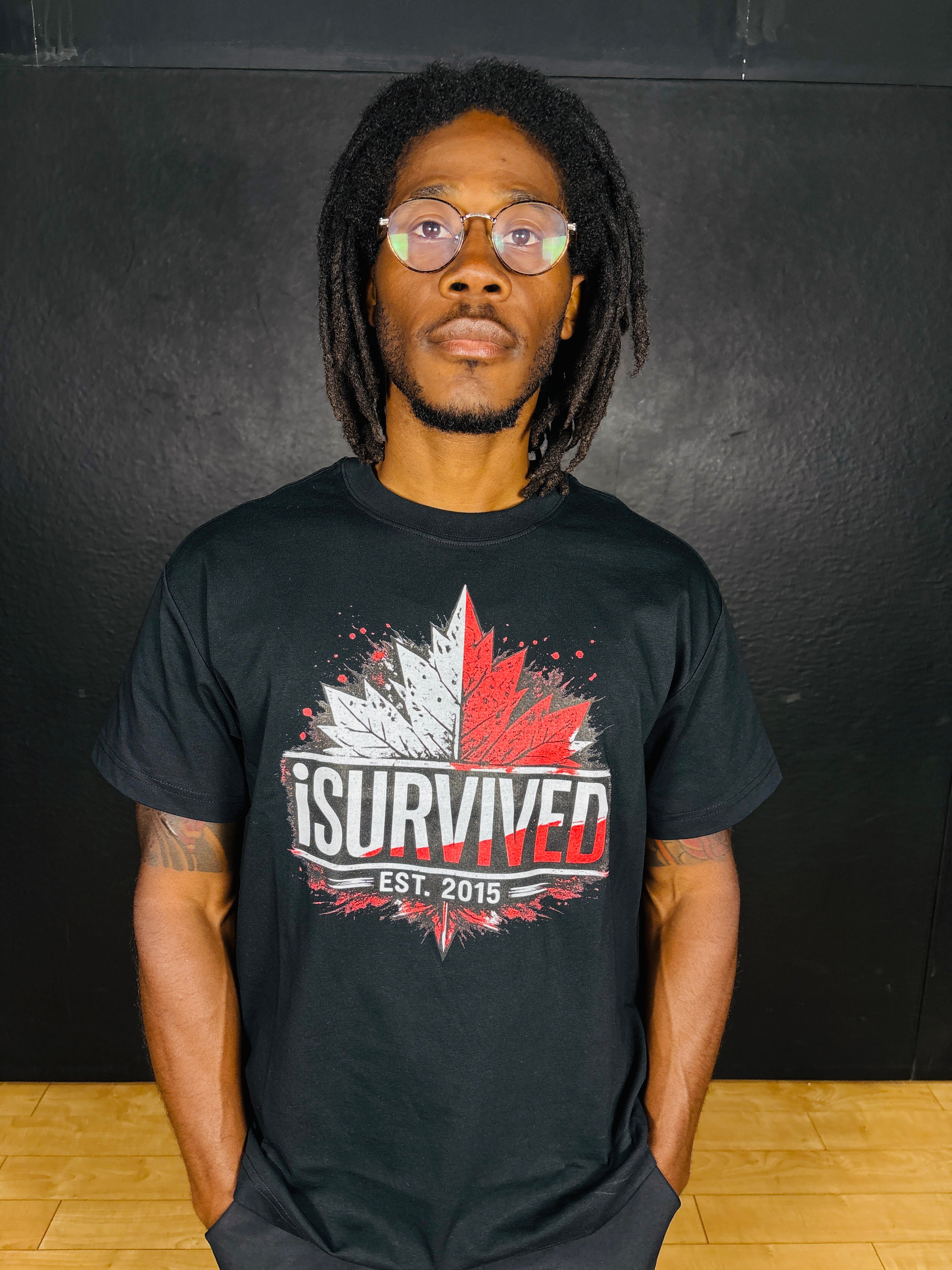 All Canadian Black T-Shirt