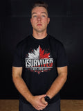 All Canadian Black T-Shirt