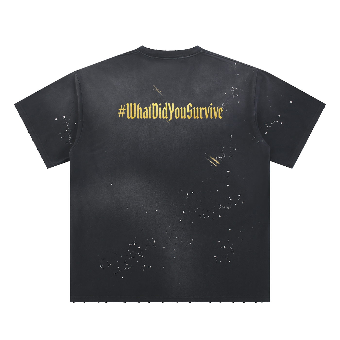 The Golden Survivor Hand-Frayed T-Shirt