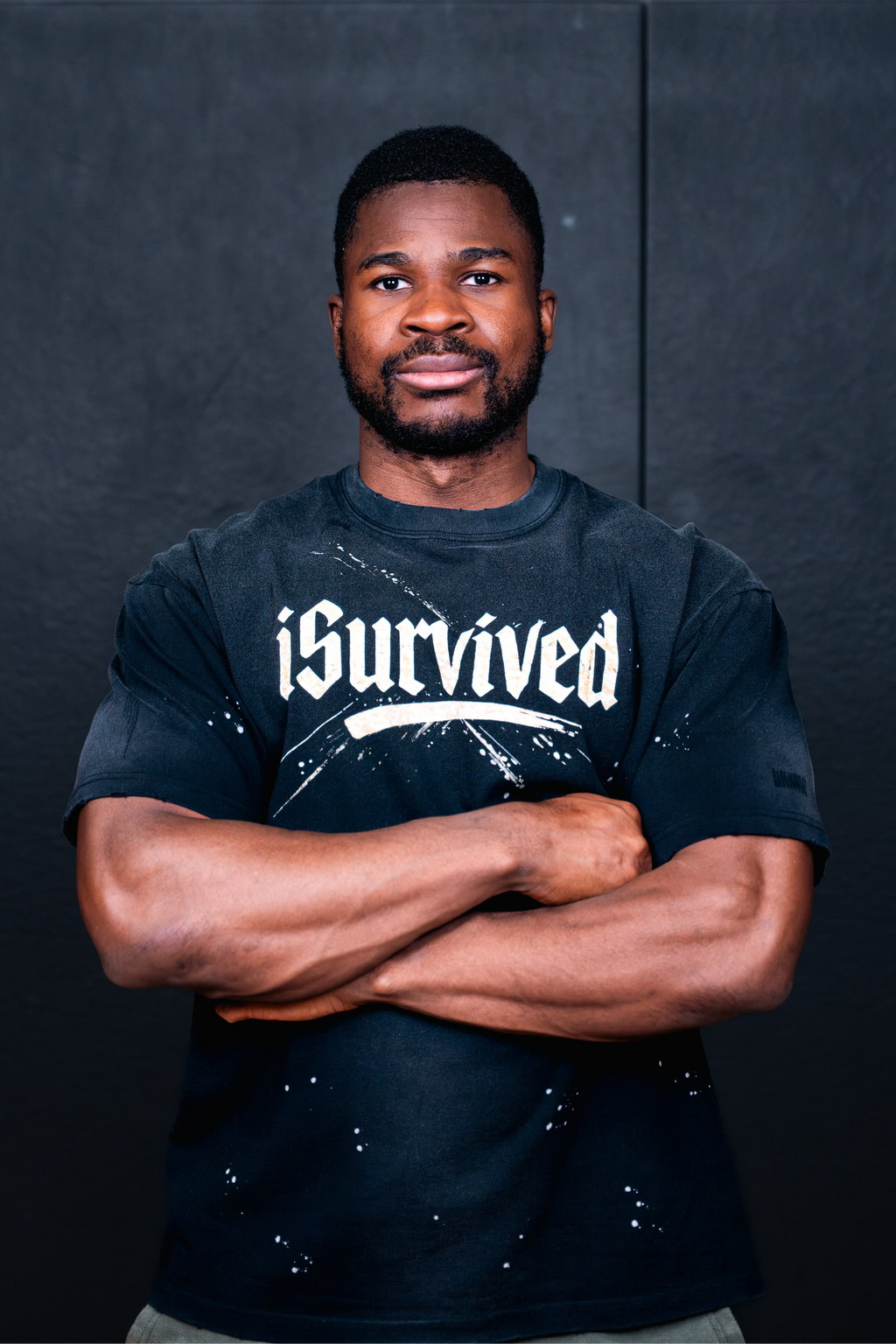 The Golden Survivor Hand-Frayed T-Shirt