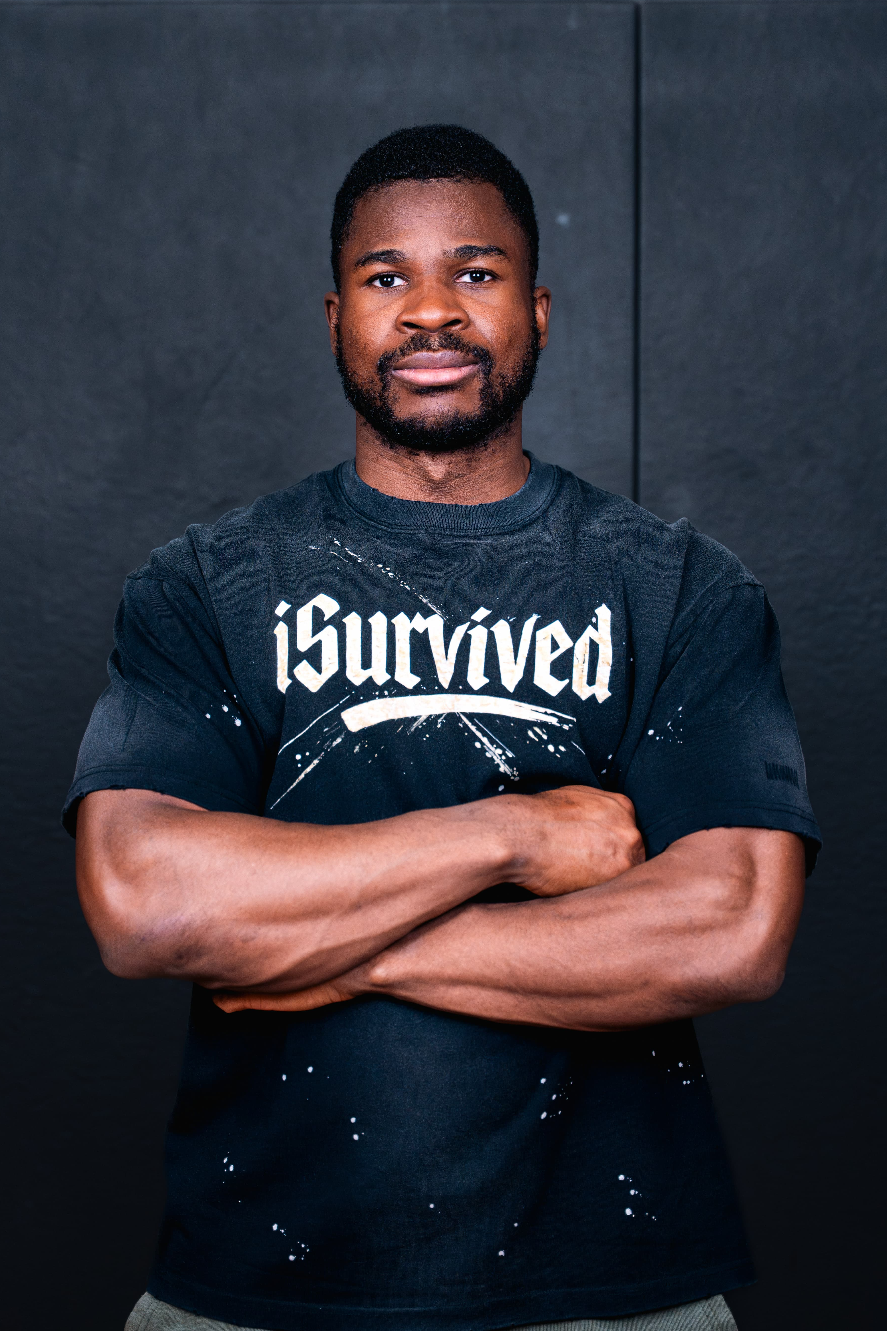 The Golden Survivor Hand-Frayed T-Shirt