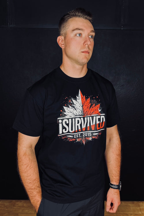 All Canadian Black T-Shirt