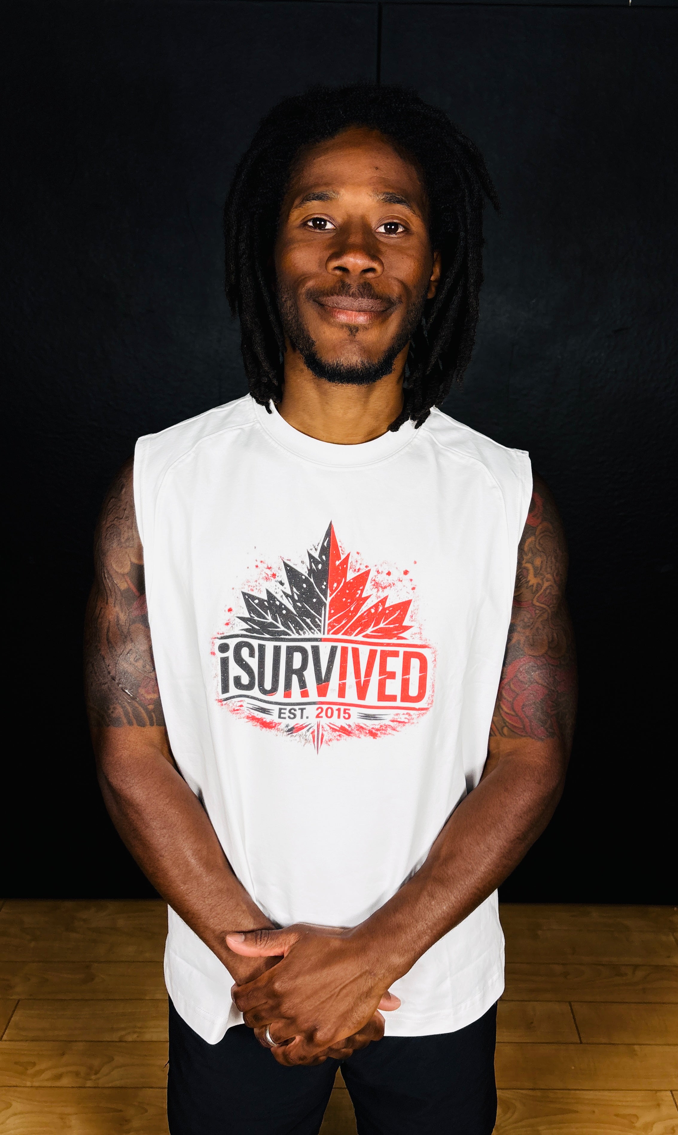 All Canadian White Tank Top