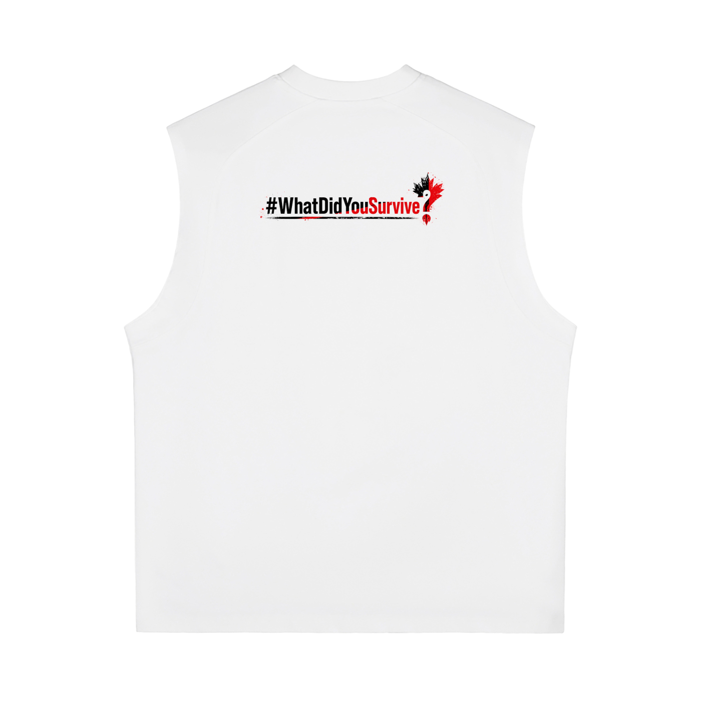 All Canadian White Tank Top