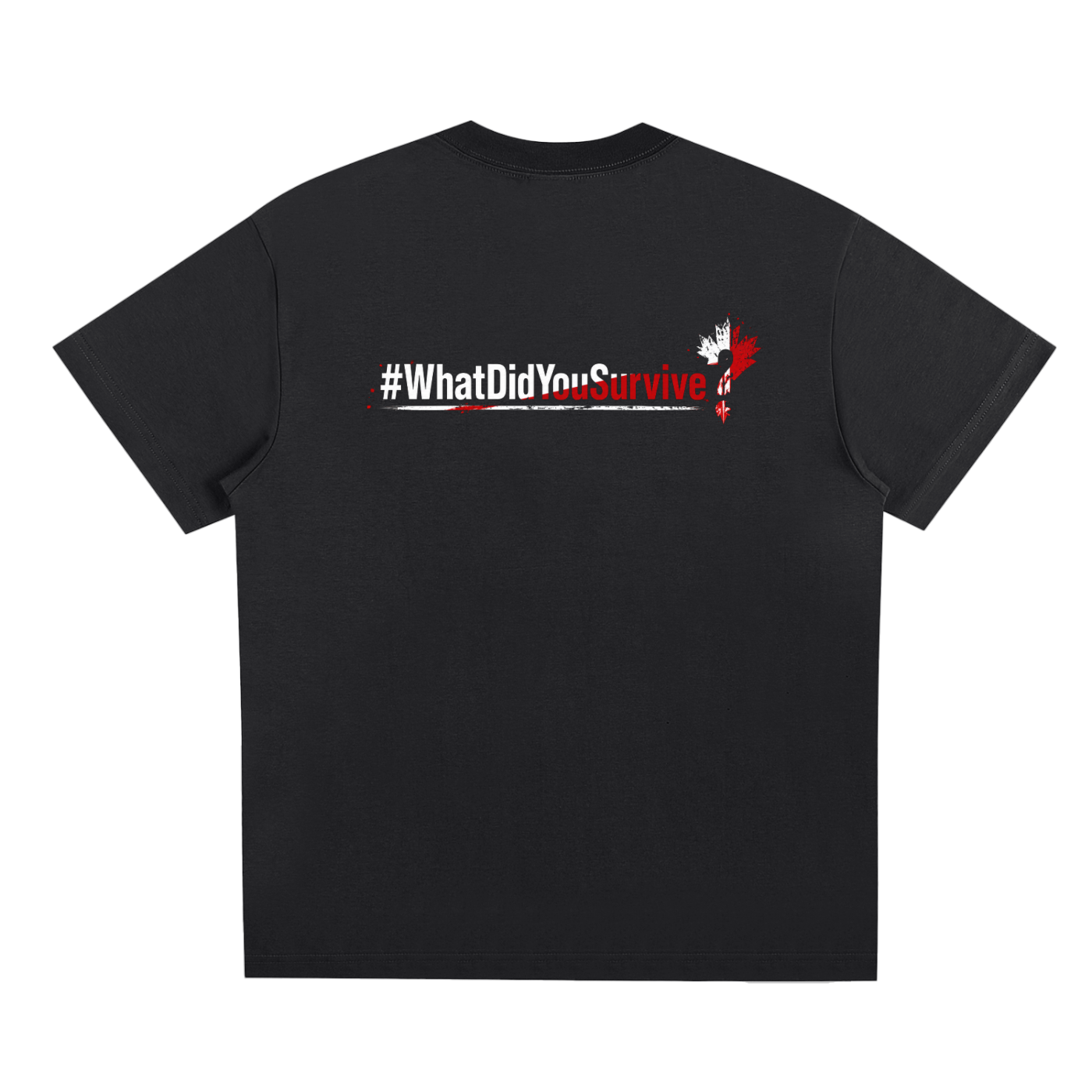 All Canadian Black T-Shirt