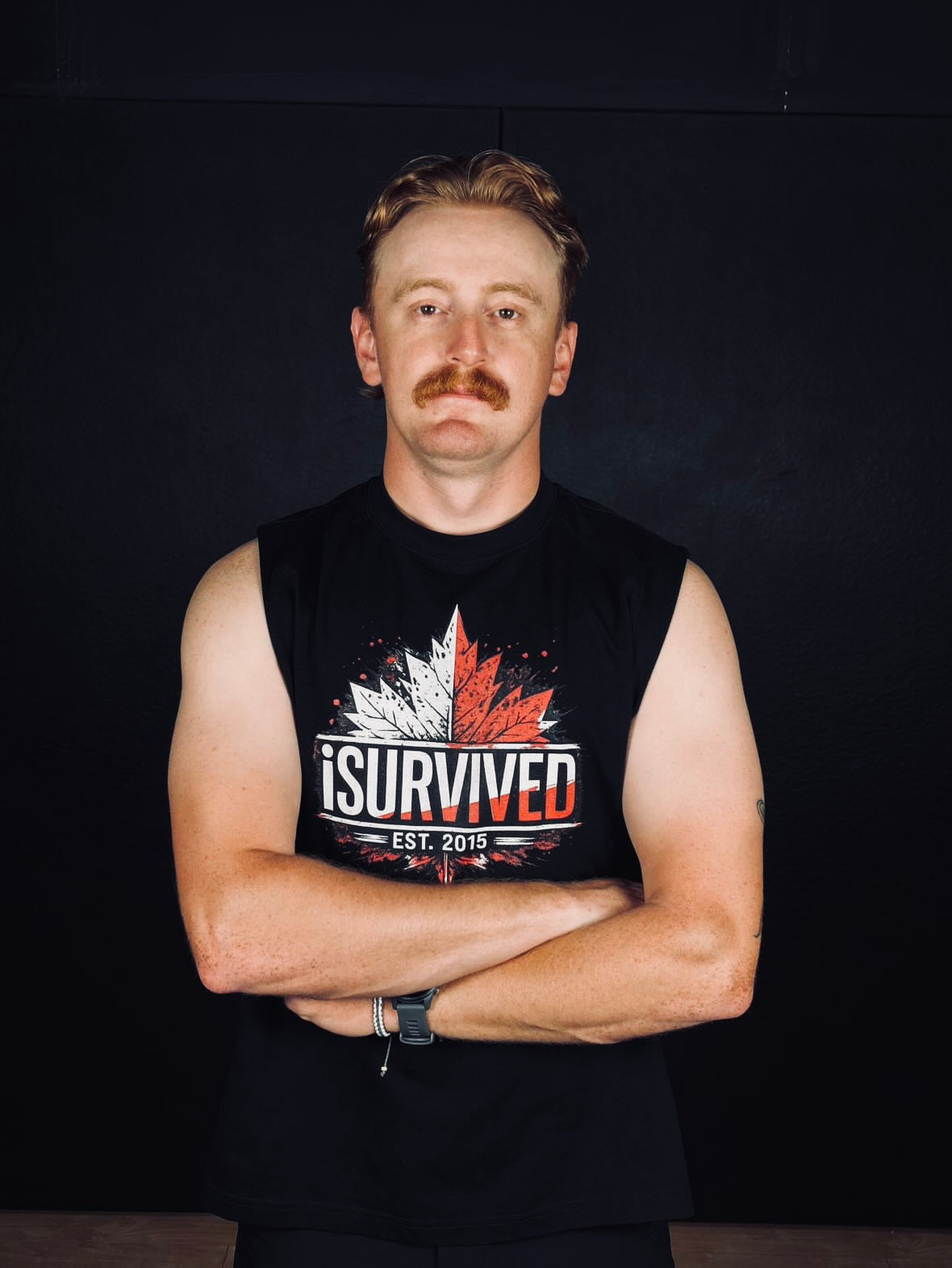 All Canadian Black Tank Top