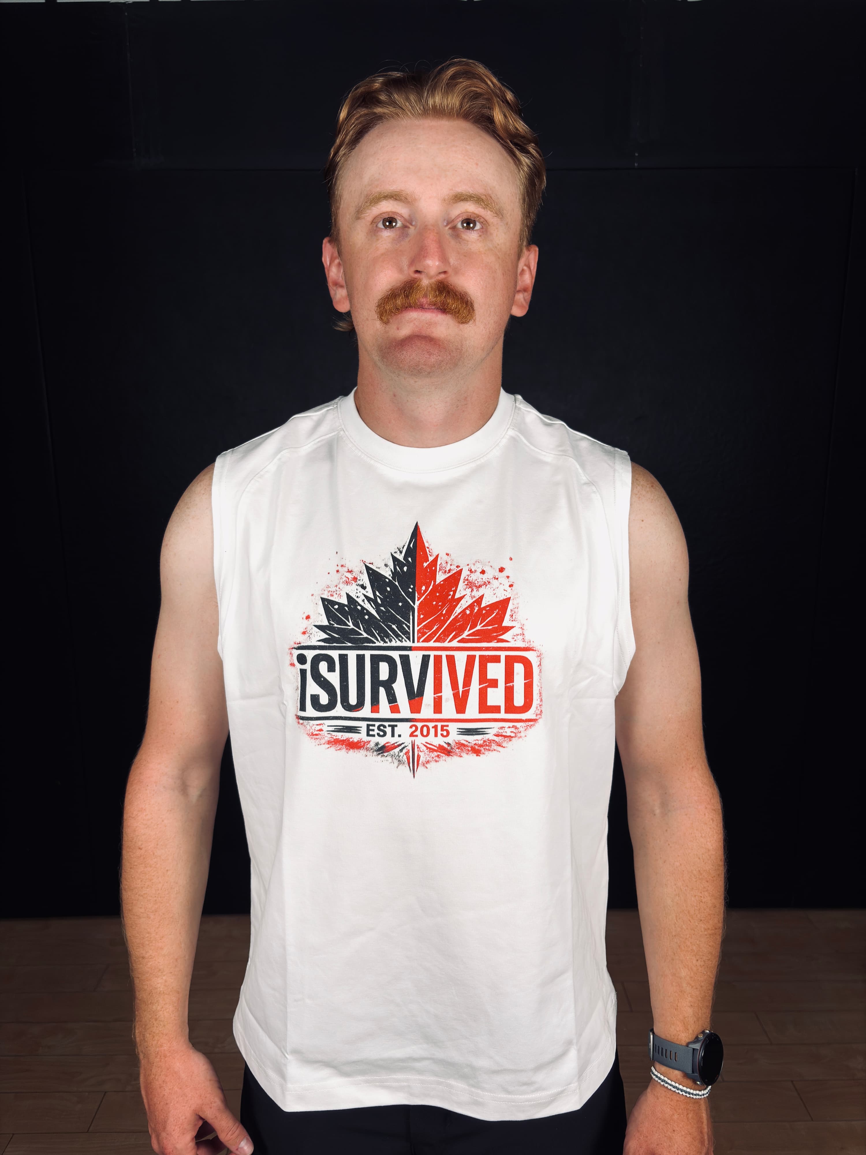 All Canadian White Tank Top
